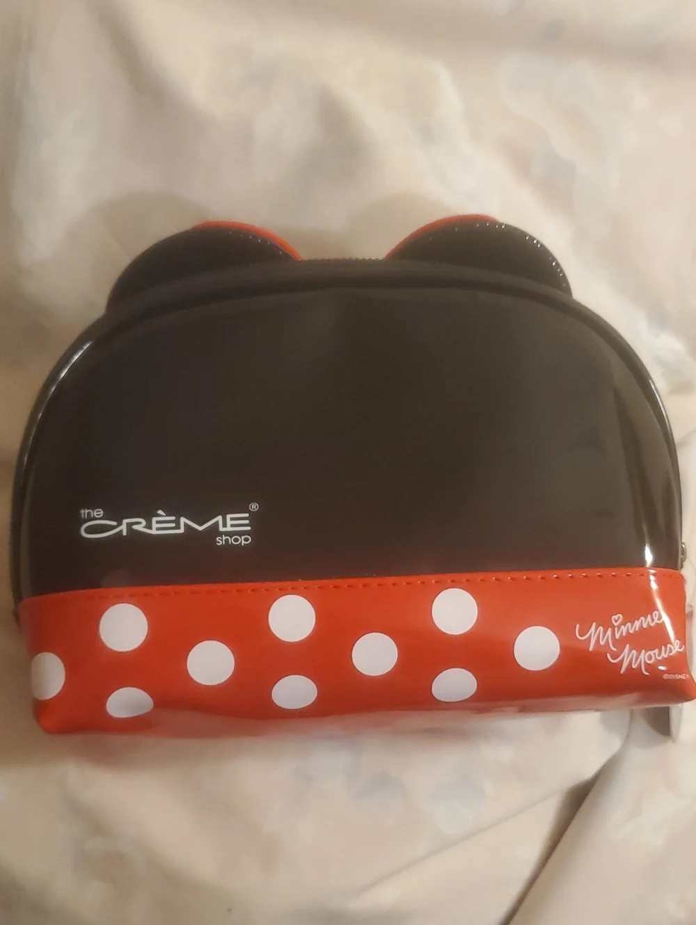 The Creme Shop Minnie Mouse Dome Cosmetic Bag Pouch NWT